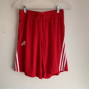 Adidas Men's Red Athletic Shorts